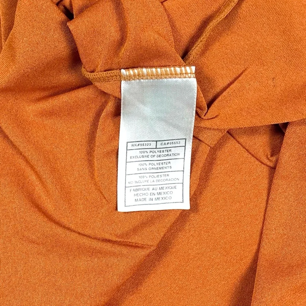 Vintage‎ y2k Nike Dri Fit workout gym orange tee shirt mens medium
